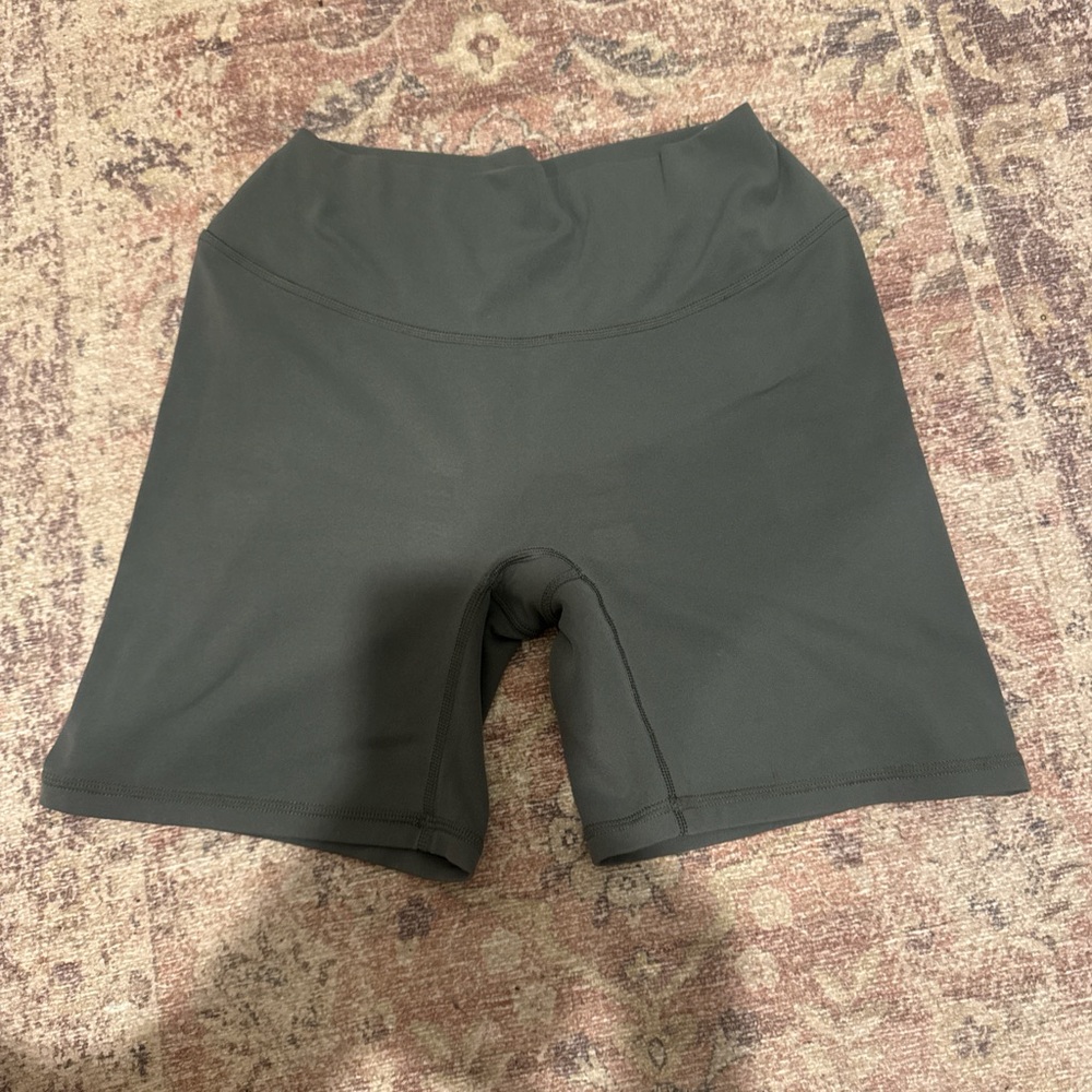 Women's Kahki High-Waisted Shorts
